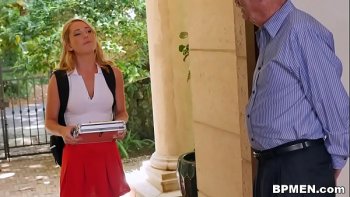 Старую старуху ебет дед